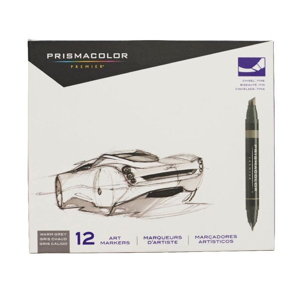 Prismacolor Markers Warm Grey 12 Pack